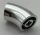 65473 Chrome Silver Brick, Round 2 x 2 d. 45 Degree Elbow Custom Chromed by BUBUL