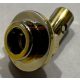 65578 Chrome Gold Bar 1L with Angled Hollow Stud Custom Chromed by BUBUL