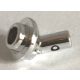 65578 Chrome Silver Bar 1L with Angled Hollow Stud Custom Chromed by BUBUL