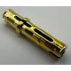 6558 Chrome Gold Technic, Pin 3L with Friction Ridges Lengthwise  Custom Chromed by Bubul