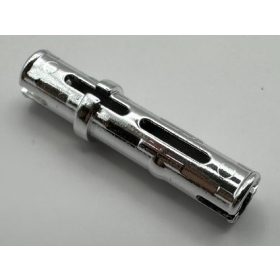   6558 Chrome Silver Technic, Pin 3L with Friction Ridges Lengthwise  6558 Custom Chromed by Bubul