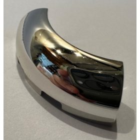   65617 Chrome Silver Brick, Round Corner 3 x 3 x 1 without Studs Custom Chromed by BUBUL