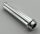 Chrome Silver Technic, Axle 3 with Stud  6587 or 13670 Custom Chromed by BUBUL