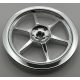 6607 | Wheel Cover 6 Spoke with Axle Hole - 43mm D. - for Wheel 56908 | Custom Chromed by Bubul