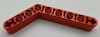 6629 Chrome Red Technic, Liftarm 1 x 9 Bent (6 - 4) Thick  Part: 6629 Custom chromed by Bubul