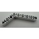 6629 Chrome Silver Technic, Liftarm 1 x 9 Bent (6 - 4) Thick  Part: 6629 Custom chromed by Bubul