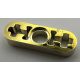 6632 | Chrome GOLD Technic, Liftarm 1 x 3 Thin | Custom Chromed by Bubul
