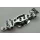 6667 | Chrome Silver Vehicle, Base 3 x 9 x 1 1/3 Formula 1 Race Car Base with Axle Holes | Custom chromed by Bubul