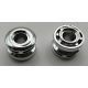 6683 | Chrome Silver Wheel 11mm D. x 8mm with Center Groove, 8 Spokes and Smooth Side | Custom Chromed by Bubul 