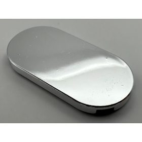   66857 | Chrome Silver Tile, Round 2 x 4 Oval | Custom Chromed by BUBUL