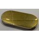66857 | Chrome Gold Tile, Round 2 x 4 Oval | Custom Chromed by BUBUL