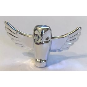   67632 | Chrome Silver Owl, Spread Wings | Custom Chromed by Bubul