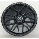  68577 Chrome Black Chrome-Titan Wheel 62.3mm D. x 42mm Technic Racing Large with 10 'Y' Spokes Custom Chromed by Bubul Lamborghini Sian rim