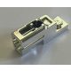 69754 Chrome Silver Projectile Launcher, 1 x 2 Mini Blaster / Tile ShooterCustom Chromed by Bubul