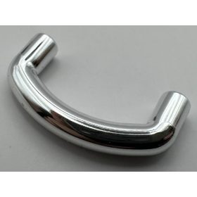   7052 Chrome Silver Bar Curved with Angled Ends 1L Custom Chromed by BUBUL