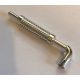 71137b Chrome Silver Vehicle, Exhaust Pipe with Technic Pin or 65571 or 14682 Custom Chromed by Bubul