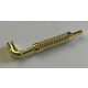 71137b Chrome gold Vehicle, Exhaust Pipe with Technic Pin or 65571 or 14682 Custom Chromed by Bubul
