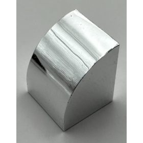   7126 | Chrome Silver Slope, Curved 1 x 1 | Custom Chromed by BUBUL