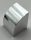 7126 | Chrome Silver Slope, Curved 1 x 1 | Custom Chromed by BUBUL