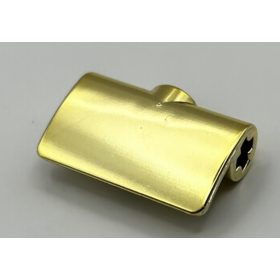  71682 Chrome Gold Technic, Panel Curved 2 x 3 x 1 Custom Chromed by BUBUL
