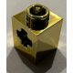 73230 | Chrome Gold Technic, Brick 1 x 1 with Hole | Custom Chromed by Bubul