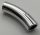 7324 | Brick, Round Tube 1 x 1 d. 45 degrees Elbow Macaroni Half - Axle Hole | Custom Chromed by Bubul