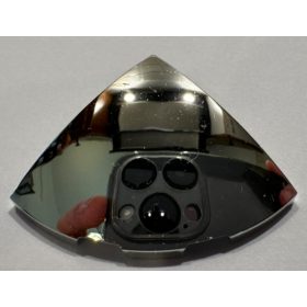   76797 Chrome Silver Slope, Curved 3 x 3 Corner Round Custom Chromed by BUBUL
