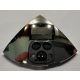 76797 Chrome Silver Slope, Curved 3 x 3 Corner Round Custom Chromed by BUBUL
