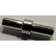 78258 Chrome Silver Bar 1 x 8 with Brick 1 x 2 Curved Top End Custom Chromed by BUBUL