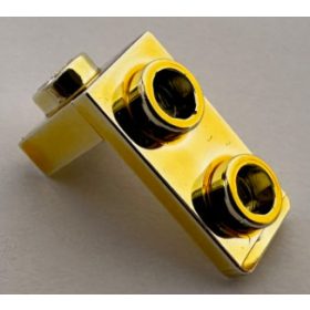   79389 Chrome Gold Bracket 1 x 1 - 1 x 2  Custom Chromed by BUBUL
