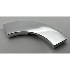   79393 Chrome Silver Tile, Round Corner 3 x 3 Macaroni Custom Chromed by BUBUL