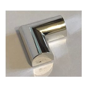   79757 Chrome Silver Slope, Curved 2 x 2 x 2/3 Double Corner Custom Chromed by BUBUL