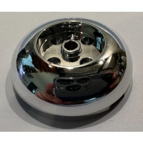   79850 Chrome Silver Brick, Round 4 x 4 Dome Top with 2 x 2 Recessed Center or 104786 Custom Chromed by BUBUL