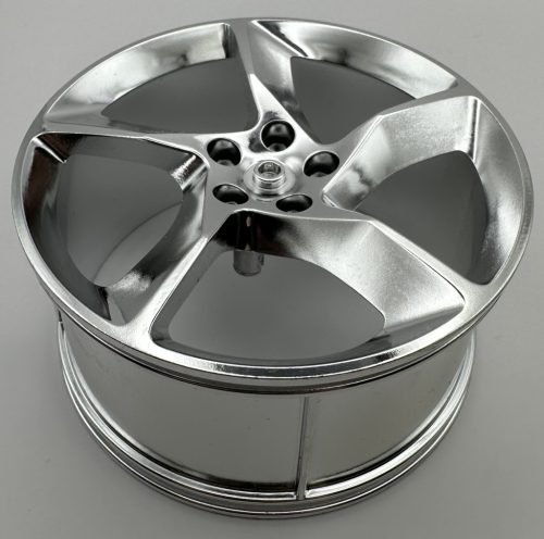 80280 80281 | Chrome Silver Wheel 75mm D. x 41mm #1 Model Left or Right Side 73389 73398 | Custom Chromed by Bubul 