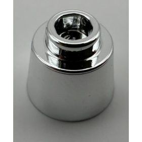   85975_Chrome Silver Cone 1 1/6 x 1 1/6 x 2/3 (Fez)  85975 or 29175 Custom chromed by Bubul