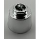 85975_Chrome Silver Cone 1 1/6 x 1 1/6 x 2/3 (Fez)  85975 or 29175 Custom chromed by Bubul