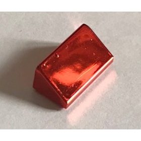   85984 Chrome RED Slope 30 1 x 2 x 2/3  Custom Chromed by BUBUL