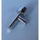Chrome Silver Minifig, Utensil Space Gun / Torch - Without Grooves  86208 Custom Chromed By BUBUL