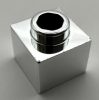 86996  | Chrome Silver Brick, Modified 1 x 1 x 2/3 with Open Stud  | Custom Chromed by Bubul