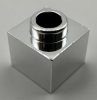 86996  | Chrome Silver Brick, Modified 1 x 1 x 2/3 with Open Stud  | Custom Chromed by Bubul