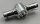 87082 Chrome Silver Technic, Pin 3L with Friction Ridges Lengthwise and Center Pin Hole or 44874 Custom Chromed by BUBUL