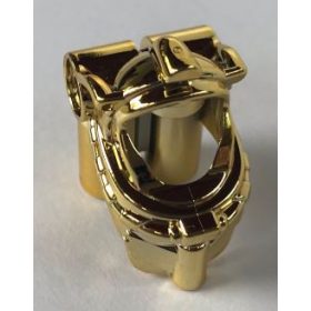   87754 Chrome GOLD Minifigure, Headgear Helmet Underwater / Space  Custom Chromed by Bubul