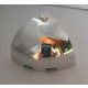 88293 Chrome Silver Brick, Round Corner 3 x 3 x 2 Dome Top Custom Chromed by BUBUL