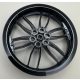 88517_T Chrome Black Chrome-Titan  Wheel 75mm D. x 17mm Motorcycle  or 52051   Custom Chromed by Bubul