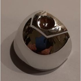   89159 Chrome Silver Minifigure, Visor Large with Trapezoid Area on Top or 15600 or 49480 or 53391 or 93378 Custom Chromed by BUBUL