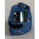 89520 Chrome Blue Minifig, Headgear Helmet Castle Closed with Eye Slit  89520 Custom Chromed by Bubul