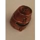 89520 Chrome Copper Minifig, Headgear Helmet Castle Closed with Eye Slit  89520 Custom Chromed by Bubul
