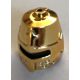 89520 Chrome GOLD Minifig, Headgear Helmet Castle Closed with Eye Slit  89520 Custom Chromed by Bubul