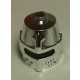 89520 Chrome Silver Minifig, Headgear Helmet Castle Closed with Eye Slit  89520 Custom Chromed by Bubul