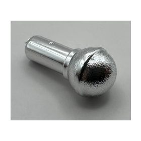   90370 Chrome Silver Minifigure, Utensil Microphone with Top Half Custom Chromed by Bubul